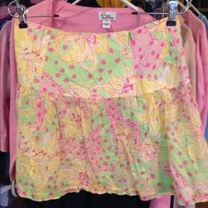 🌹SOLD🌹.       Lilly Pulitzer vintage skirt. Sz 4